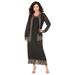 Plus Size Women's 3-Piece Skirt Set by Roaman's in Black (Size 44 W)