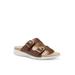 Women's Avery Sandal by Eastland in Dark Walnut (Size 6 M)