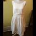 Jessica Simpson Dresses | Jessica Simpson Beautiful Cream Pleated Dress 12 | Color: Cream | Size: 12