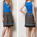 Anthropologie Dresses | Anthropologie Girls From Savoy Dress Size L | Color: Black/Blue | Size: L