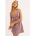 Free People Dresses | Free People Blush Colored Lace Mini Dress. Size 6 | Color: Red | Size: 6