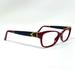 Gucci Accessories | Gucci Gg 3639 Oxu Bordeaux/Leather/Gold Buckle 53-16-135 Eyeglasses Rare | Color: Black/Red | Size: Os