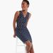 J. Crew Dresses | J Crew Seersucker Polka Dot Dress Navy Blue New 10 | Color: Blue/White | Size: 10