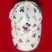 Disney Accessories | Disney Mickey Mouse Baseball Hat Printed Metallic Hologram Icons Adjustable Fit | Color: Black/White | Size: Os