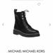 Michael Kors Shoes | Michael Kors Tavie Branded Combat Boots Brand New | Color: Black | Size: 6.5