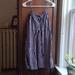 J. Crew Dresses | J. Crew Size Med Blue And Grey Striped Sleeveless 100% Cotton Summer Dress | Color: Blue/Gray | Size: M