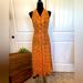 Victoria's Secret Dresses | Cool Summer Floral Button Up Maxi Button Up Victoria Secret Dress | Color: Brown/Orange | Size: Xs