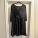 Torrid Dresses | Black Torrid Crushed Velvet Dress Size 1 | Color: Black | Size: 1x