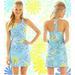 Lilly Pulitzer Dresses | Lilly Pulitzer Grayes Racerback Dress Breakwater Blue Daisy Print | Color: Blue/Yellow | Size: 2