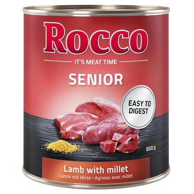 24 x 800g Lamm mit Hirse Rocco Hundefutter nass