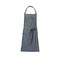 Barfly M63200DEN Full Length Bib Apron w/ 3 Pockets - 34 1/4