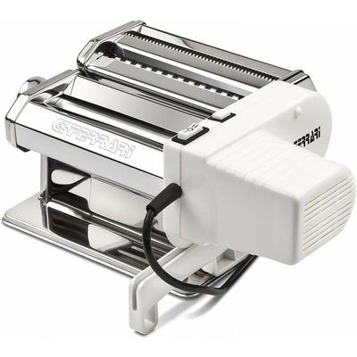 Nudelmaschine mit Motor und Zubehör. Image