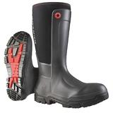 DUNLOP NE68A93 Men's WorkPro Full Safety Rubber Boot, Composite Toe, Black, 8