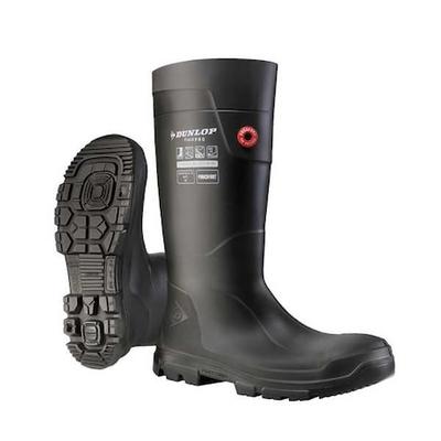 DUNLOP LJ2HD01 Unisex FieldPro Purofort, Steel Toe, Black, Men's 12 / Women's 14