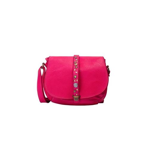 IZIA Ledertasche mit Nieten Handtaschen Damen