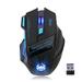 ZELOTES F14 Optical Computer Wireless 2.4G 2400 DPI 7 Buttons Wireless Gaming Colorful Breathing for Pro Gamer