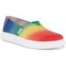 Toms Unity Pride Mallow Women s Rainbow Print Canvas Slip On Trainers In Pink Size 9.5