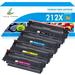 212X Toner Cartridge Compatible for HP 212X W2120X 212A W2120A Color Laserjet Enterprise M554dn M555dn MFP M578f M578dn M554 M555 M578 Printer Ink (Black Cyan Yellow Magenta 4-Pack)