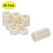 ABS Length 5mm 8mm 10mm 12mm 15mm 18mm 20mm 25mm Round Spacer Beige 10Sets