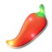 Blinkee 3360000 Chili Pepper Flashing Body Light Lapel Pins