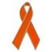 PinMart Hunger Prevention or Cultural Diversity and Racial Tolerance Awareness Enamel Lapel Pin â€“ Orange Ribbon prevention Pin