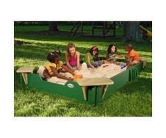 SandLock Sandbox Sandlock 5 x 10-ft. Sandbox with Cover - CSG-60120