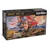 Axis & Allies: 1940 Europe Second Edition -WWII War Miniatures Strategy Board Game Renegade Age 12+ 2-5 Players 6Hr