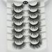 Pjtewawe Eyelashes False Eyelashes Lashes 5 Pairs Soft Lashes 3D 6D Volume Fluffy Frihappy Eyelashes Packs