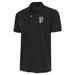 Men's Antigua Charcoal San Francisco Giants Metallic Tribute Polo