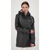 Regenjacke DEPROC ACTIVE "Friesennerz NEW ELLESMERE", Damen, Gr. 44 (L), grau (anthrazit), Obermaterial: 100% Polyurethan;Futter: 100% Polyester, casual, figurumspielend, Langarm gerader Abschluss mit Druckknopf, Jacken, auch in Großen Größen...
