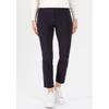 3/4-Hose STEHMANN "Igor", Damen, Gr. 46, N-Gr, blau (marine), Web, Obermaterial: 72% Viskose, 25% Polyamid, 3% Elasthan, unifarben, casual, figurbetont 3/4-Länge, Hosen, in Größen 32 bis 52, aus Viskose mit Stretch