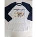 Disney Tops | 2021 Walt Disney World Vault Collection Preview Center Raglan Shirt Adult Large | Color: Blue/White | Size: L