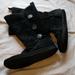 American Eagle Outfitters Shoes | American Eagle Outfitters, Ugg Style Black Suede Boots, Size 7 | Color: Black | Size: 7