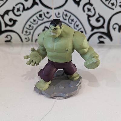 Disney Video Games & Consoles | Disney Infinity 2.0 Marvel Avengers Hulk Figure Playset Piece | Color: Gray/Green | Size: Os