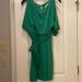 Jessica Simpson Dresses | Jessica Simpson Cold Shoulder Dress - Medium | Color: Green | Size: M