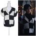 Zara Sweaters | Black And White Checkered Zara Sweater Vest As Seen On Wednesday Addams | Color: Black/White | Size: M