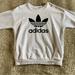 Adidas Tops | Adidas Classic White Sweatshirt Size Medium | Color: Black/White | Size: M