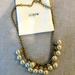 J. Crew Jewelry | J Crew Pearl And Diamond Necklace | Color: Gold | Size: Os