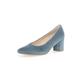 Gabor Women Court Shoes, Ladies Classic Court Shoes,Office Pump,Comfortable,Business Shoe,Court-Shoe,Office,Closed,Elegant,Blue (Denim),40.5 EU / 7 UK