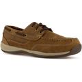 Rockport Sailing Club Crazy Horse Boat Shoe - Men's Tan 11.5 Wide 690774281714