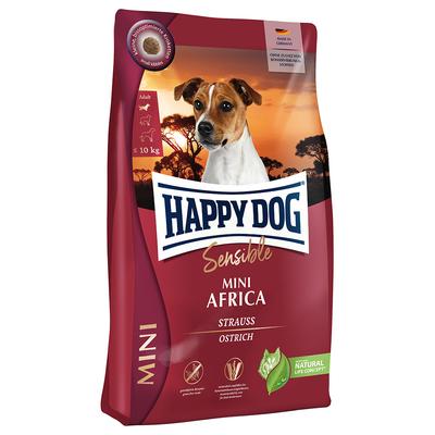 2x 4kg Happy Dog Sensible Mini Africa Hundefutter trocken