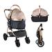 ACEM Folding Standard Stroller w/ Detachable Carrier in Black | 40.6 H x 23.6 W x 32 D in | Wayfair KAPT1005