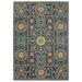 "Francesca FR11B Blue/ Rust 3'3"" x 5' Indoor Area Rug - Oriental Weavers FFR11B100153ST"