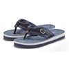 Badezehentrenner VENICE BEACH, Damen, Gr. 36, blau (blau, schwarz), Obermaterial: 70% Textilmaterial, 30% Lederimitat. Futter: 100% Synthetik. Decksohle: 100% Synthetik. Laufsohle: 100% Synthetik, casual, Schuhe Zehentrenner Dianette, Sandale,...