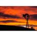 Gracie Oaks Cobblestone Windmill at Sunset by Dawnkey - Wrapped Canvas Photograph Canvas in White | 24 H x 36 W x 1.25 D in | Wayfair