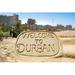 Bay Isle Home™ Durban Sand Sculpture by Filrom - Wrapped Canvas Photograph Canvas in Brown | 12 H x 18 W x 1.25 D in | Wayfair