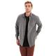 Trendyol Grey Men Slim Fit Hemd Kragen Hemd, grau,