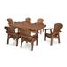 POLYWOOD 7 Piece Seashell Dining Set