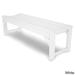 POLYWOOD Traditional 60" Backless Garden Bench