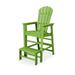 POLYWOOD South Beach Outdoor Lifeguard Chair with Extended Foot Step